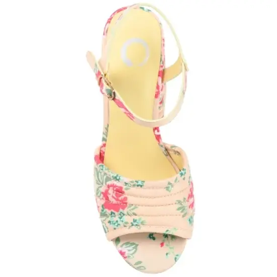 Journee Collection Womens Charmaine Tru Comfort Foam Layered Block Heel Sandals image {3}