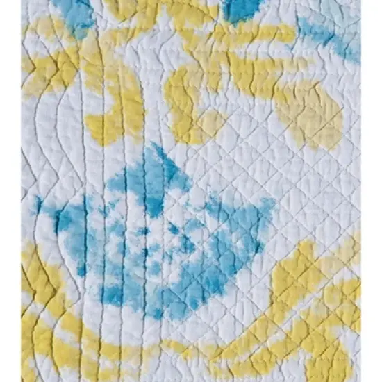 C&F Home Delilah Quilted Reversible Oblong Placemats Set of 6, 13" x 19" image {1}