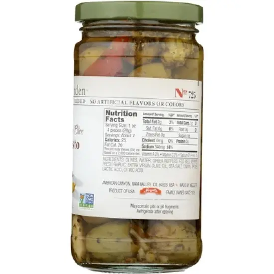 Jeff's Garden Spicy Italian Olive Antipasto - Case of 6/12 fz image {4}