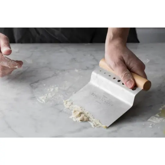 Mason Cash Innovative Kitchen Bench Scraper, 4-in-1 Dough Cutter with Herb Stripper image {1}