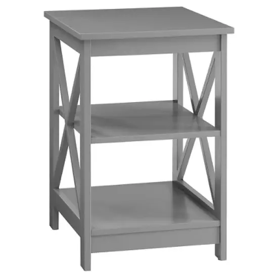 Oxford End Table with Shelves - Breighton Home image {12}