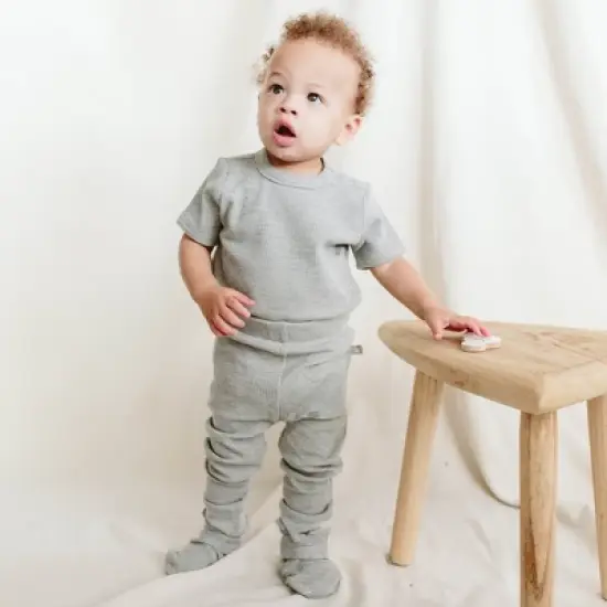 Goumikids Thermal Viscose + Organic Cotton Short-Sleeve Baby Bodysuit image {5}