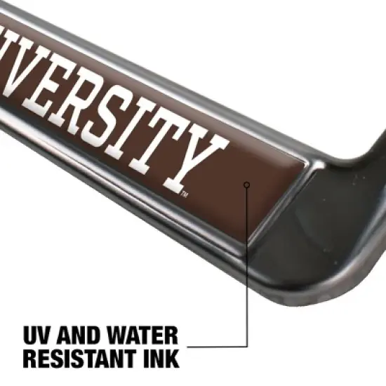 Brown University Alumni Logo Full Size Standard License Plate Metal Frame image {5}