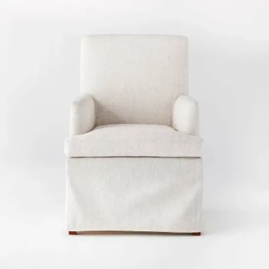 Upholstered Dining Chair Cream - Threshold&trade; designed with Studio McGee image {2}