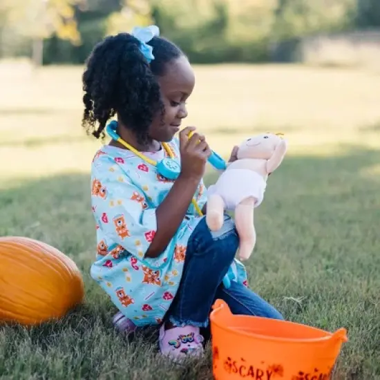 Melissa & Doug Pediatric Nurse Role Play Costume Set (8pc) - Includes Baby Doll, Stethoscope image {1}