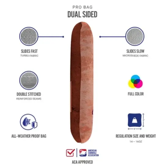 Go Fetch Synergy Pro Orange Cornhole Bags (Set of 4) image {2}