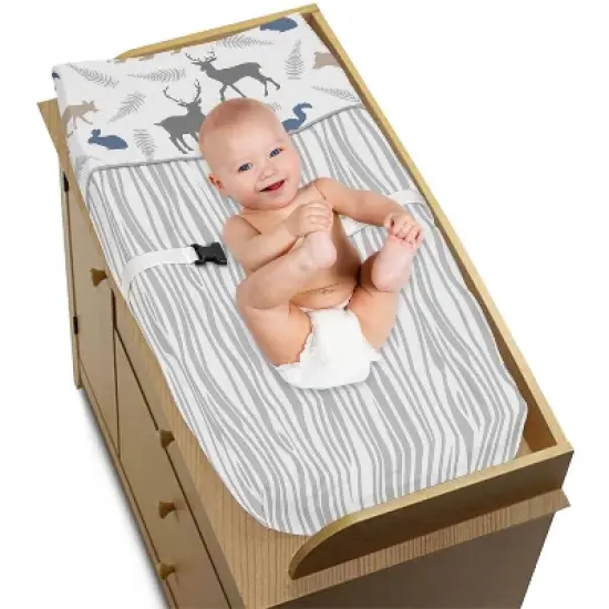Sweet Jojo Designs Changing Pad Cover - Woodland Animals image {2}
