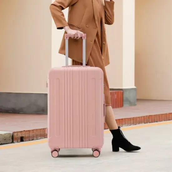 20"/24"/28" 3 pcs/set in ABS Spinner Wheel Luggage, Carry on Suitcase, Durable & Waterproof, Matching Color, TSA Combination Lock image {15}