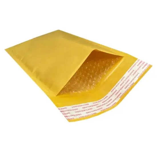 UOFFICE Pack of 50 Kraft Bubble Mailers 7.25" x 12" - #1 Self-Seal Padded Envelopes image {11}