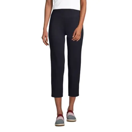 Lands' End Women's Active Crop Yoga Pants image {2}