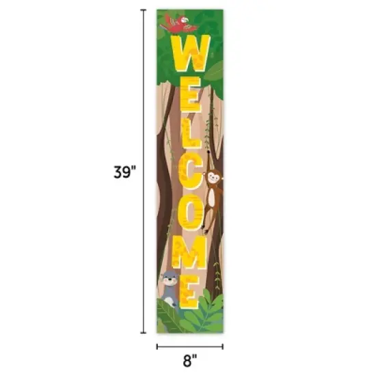 Creative Teaching Press&reg; Jungle Friends Welcome Banner, 8"W x 39"H image {3}