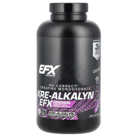 EFX Sports Kre-Alkalyn EFX, 240 Capsules (750 mg per Capsule) image {4}