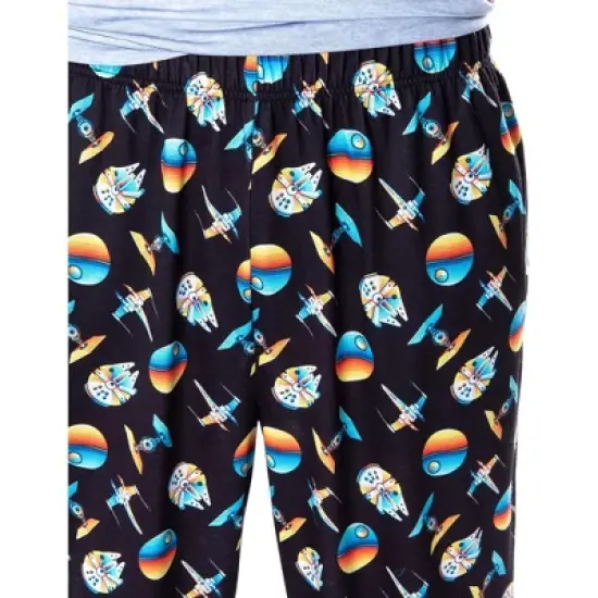 Star Wars Men's Pajamas Star Wars 1977 Raglan Shirt And Pants Pajama Set Star Wars 1977 image {2}