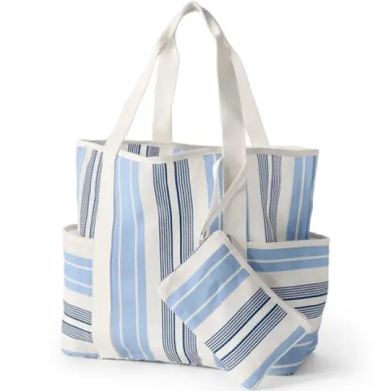 Lands' End Large Mesh Beach Tote image {5}