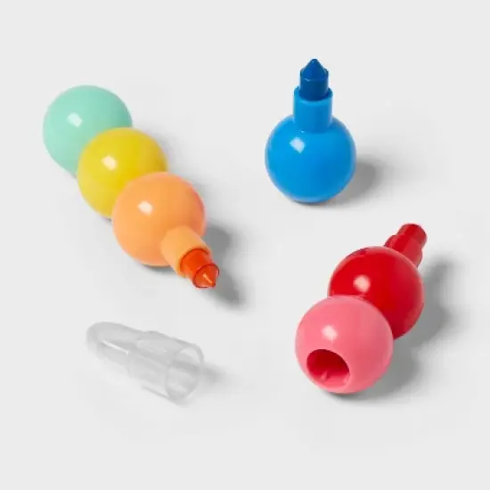 12ct Stackable Crayon - Spritz&trade;: Multi-Colored Party Favors, Ages 4+, Choking Hazard Warning image {2}