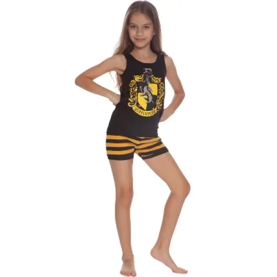 Harry Potter Girls Gryffindor House Crest Tank Top and Short Pajama 2pc Set image {6}