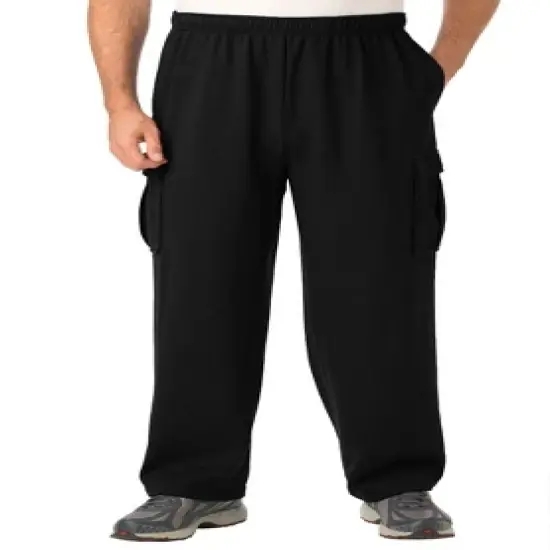 KingSize Men's Big & Tall Fleece Cargo Sweatpants image {2}