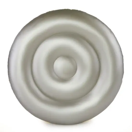 Swimline 9050 Giant 72 Inch Round Tube Swimming Pool or Lake 2 Person Sun Tan Lounger Island Float Inflatable with Rope, Yellow image {2}