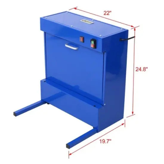 Micro Wall-Mounted Cleaner, Bench Micro Cleaner With Extendable Legs, 14L Tank And Fluid Capacity, Portable Compact Parts Cleaner image {4}