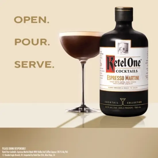 Ketel One Espresso Martini Cocktail - 375ml Bottle image {3}