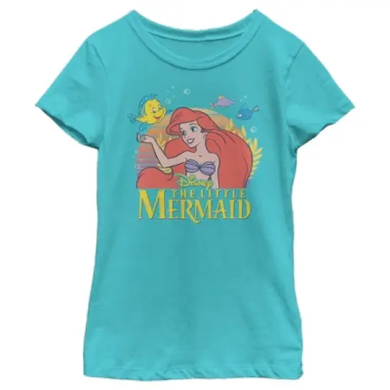 Girl's The Little Mermaid Ariel Classic T-Shirt image {3}