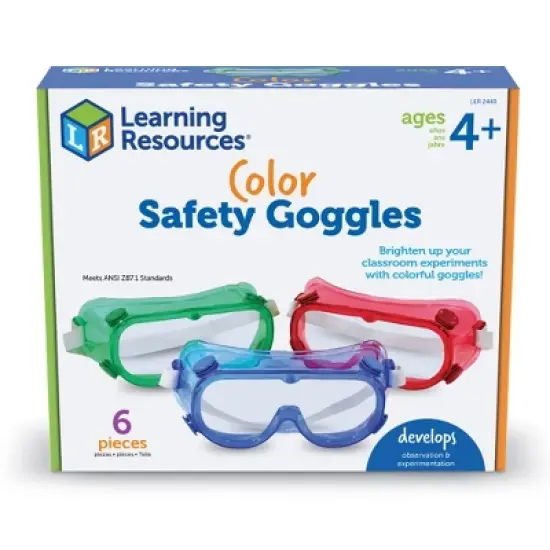 Learning Resources Color Safety Goggles, Set of 3, Ages 8+ image {4}