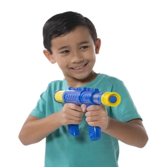 HearthSong Set of Two 17"L Easy-to-Load Ball-Firing Battle Blasters with 24 Soft Foam Balls image {3}