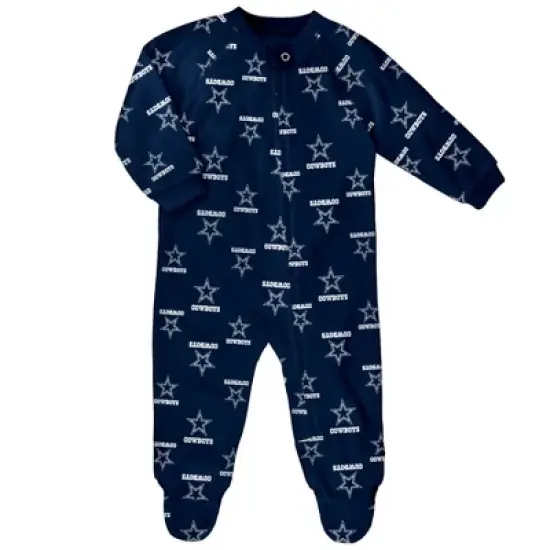NFL Dallas Cowboys Infant Boys' Blanket Sleeper Bodysuit image {1}