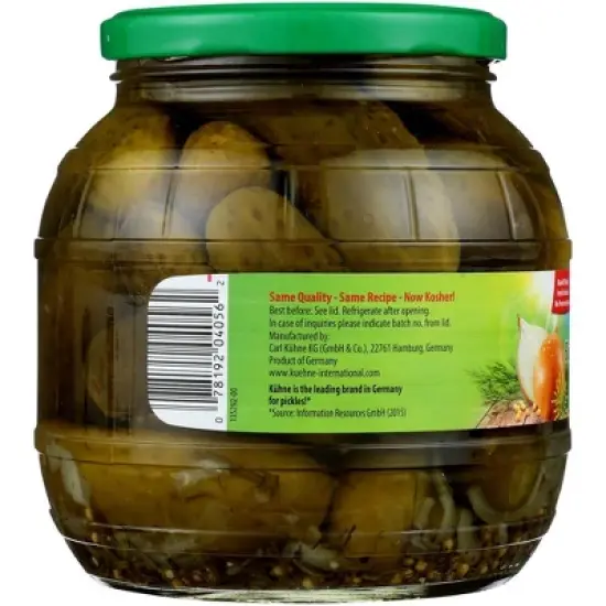 Kuhne Barrel Pickles - Case of 6/35.9 oz image {3}