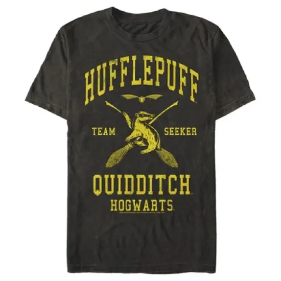 Men's Harry Potter Hufflepuff Quidditch Seeker T-Shirt image {4}