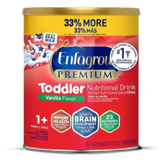 Enfagrow Vanilla Powder Toddler Formula - 32oz image {4}