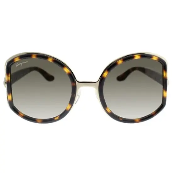 Salvatore Ferragamo  238 Unisex Round Sunglasses Gold 52mm image {1}