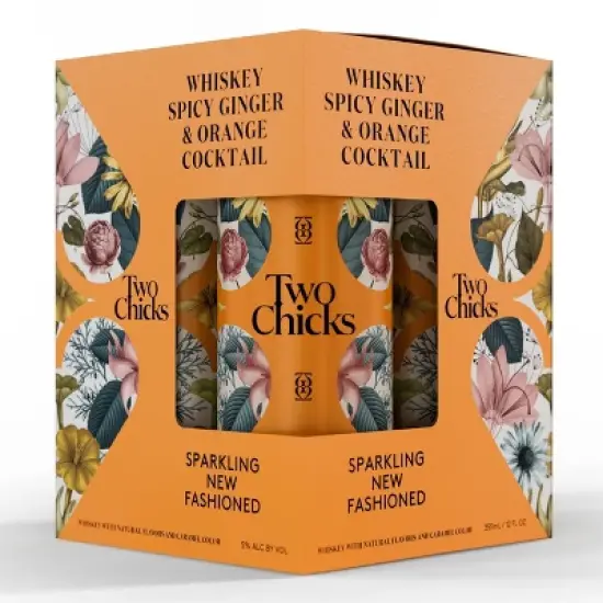 Two Chicks Sparkling New Fashioned Cocktail - 4pk/355ml Cans image {2}
