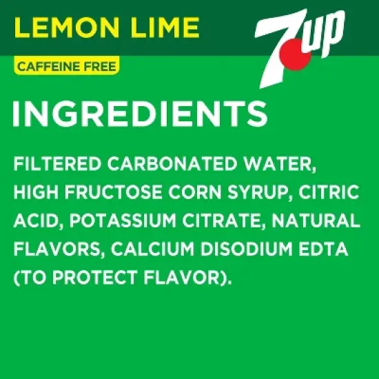 7UP Lemon Lime Soda - 12pk/12 fl oz Cans image {3}