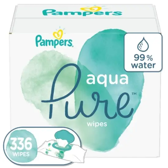 Pampers Aqua Pure Sensitive Baby Wipes (Select Count) image {11}