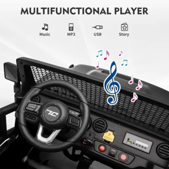 24V 7AH Ride on Truck Car for Kids 2 Seater Toddles Battery Powered Cars 2WD/4WD Switchable Electric Vehicles with Remote Control image {2}