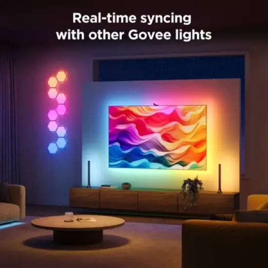 Govee DreamView T1 16.4' TV Backlight: Wi-Fi Bias Lighting, Home Theater Accessory image {10}