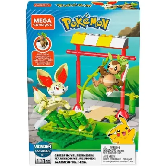 Mattel Mega Construx Pok&eacute;mon Battle Pack | Chespin VS. Fennekin image {2}