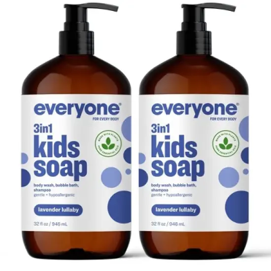 Everyone Kids 3in1 Soap - Lavender Lullaby - 32oz/2pk image {6}