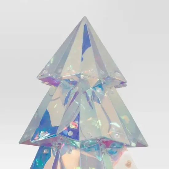 12.8" Christmas Lit Iridescent Tree Decor - Wondershop&trade; image {3}