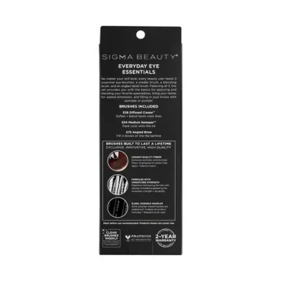Sigma Beauty Perfect Eyes Brush Set - 3ct image {3}