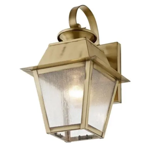 Livex Lighting Mansfield 1 - Light Wall Light in  Antique Brass image {2}