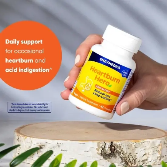 Enzymedica Natural Heartburn Hero Vegan Chews for Heartburn Relief - 42ct image {2}