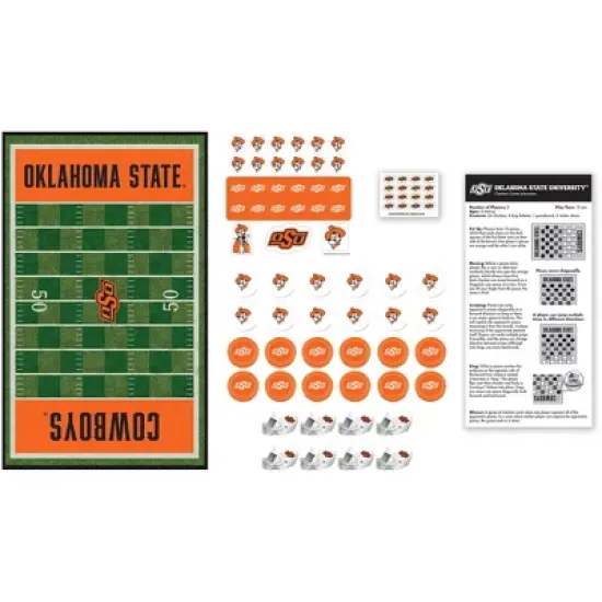 MasterPieces Officially licensed NCAA Oklahoma State Cowboys Checkers Board Game for Families and Kids ages 6 and Up image {2}