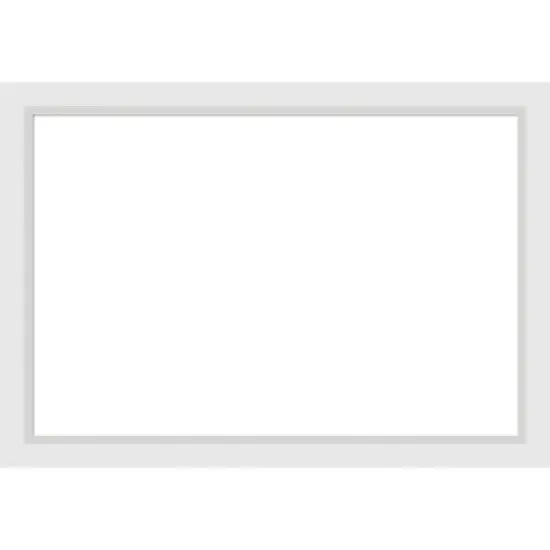Amanti Art Blanco White Framed Dry Erase Magnetic Board image {16}