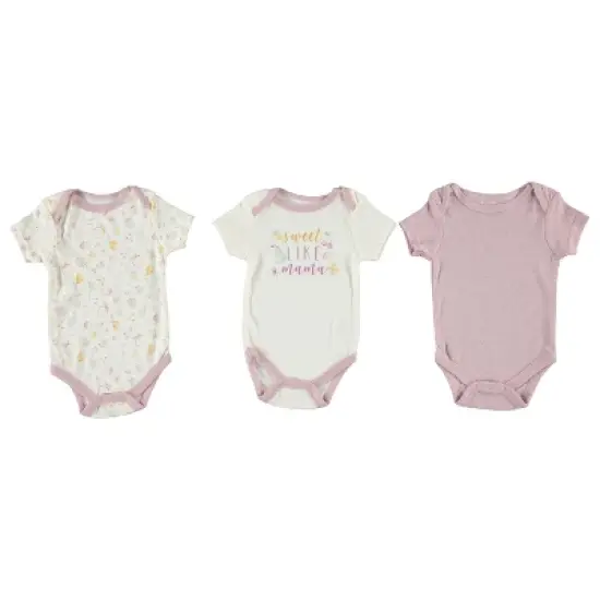 Kyle & Deena Baby Girl Onesie Bodysuit With Slogan Callout image {5}