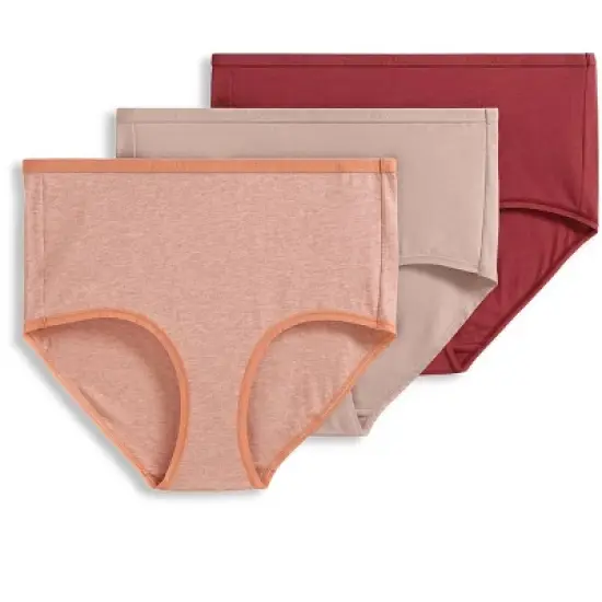 Jockey Women's Organic Cotton Stretch Logo Modern Brief - 3 Pack image {4}
