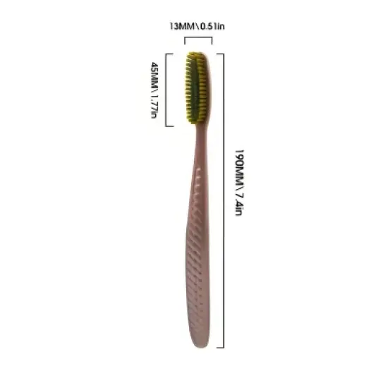 Kitchenia Soft Bristle Toothbrush for Deep Cleaning 5 Pcs image {1}