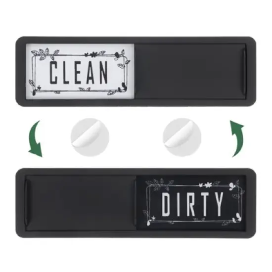 Unique Bargains Plastic Rustproof Clean Dirty Indicating Dishwasher Magnets image {7}