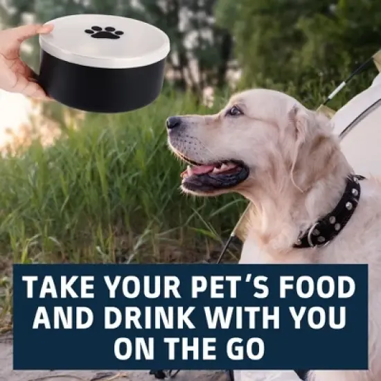 Impresa 2 Pack 8 Silicone Lids for Yeti Dog Bowl, for Coldest & for Hydrapeak Dog Bowl 64oz image {2}